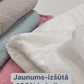 Embroidered cotton fabric - white floral motif 110 g/m²