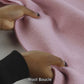 100% Wool fabric - lavender lilac 390 g/m²