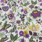 Premium 100% cotton fabric - purple boho pattern 115 g/m²