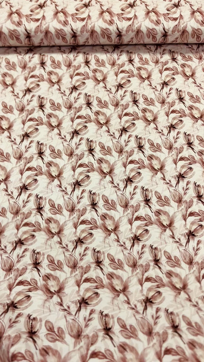 Puuvillatrikoo-kukkanuput 220 g/m²