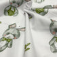 100% Cotton fabric - long-eared rabbits 125 g/m²