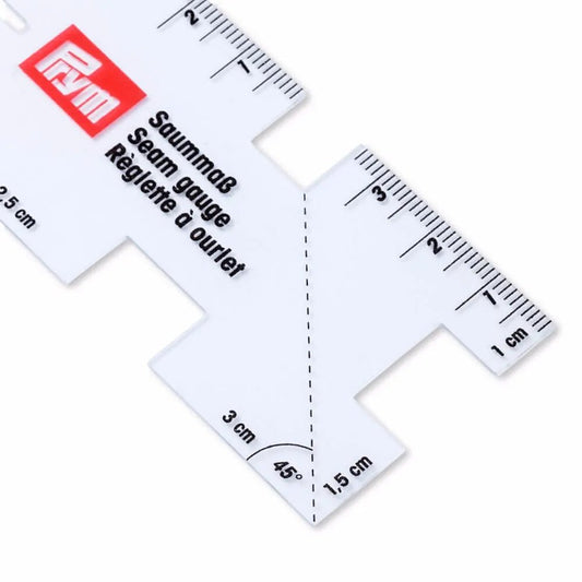 PRYM lineāls šuvju atzīmēm| Marķēšanas lineāls