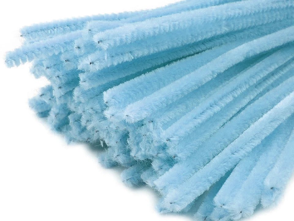 Image avec fil chenille | Ø6 mm (30 cm) |20 pièces|tons assortis – disponible chez Šarlotes audumi