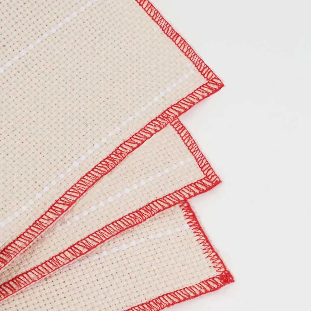 Image of Punch Needle Monk’s Cloth fabric – 63x91cm – available online at Šarlotes audumi