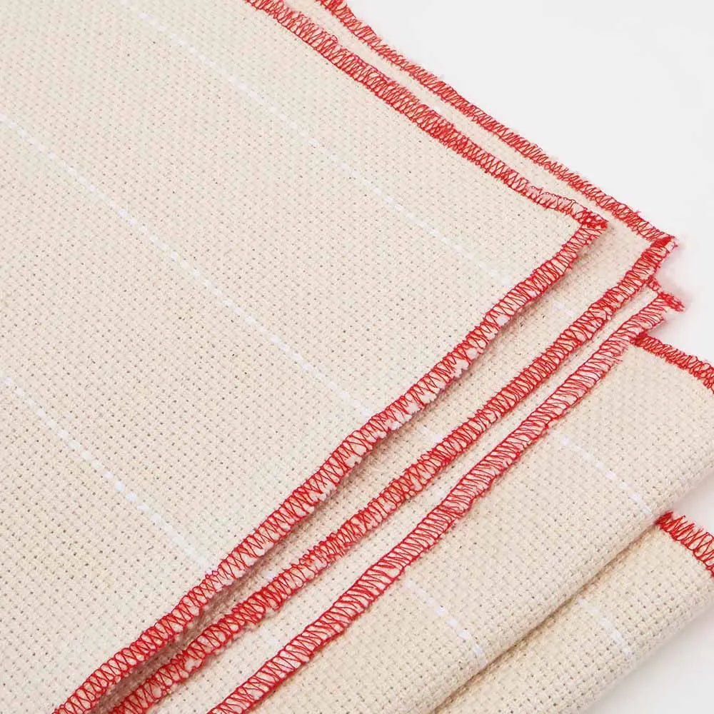 Image of Punch Needle Monk’s Cloth fabric – 63x91cm – available online at Šarlotes audumi