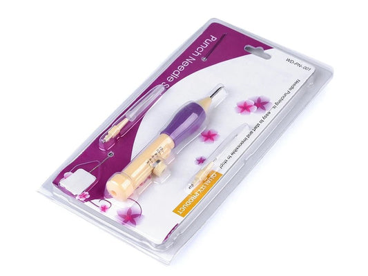 Punch Needle izšūšanas komplekts | 3 dažāda izmēra adatas | Garums 13 cm