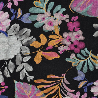 Punta di Roma knit fabric - winter flowers 240 g/m²