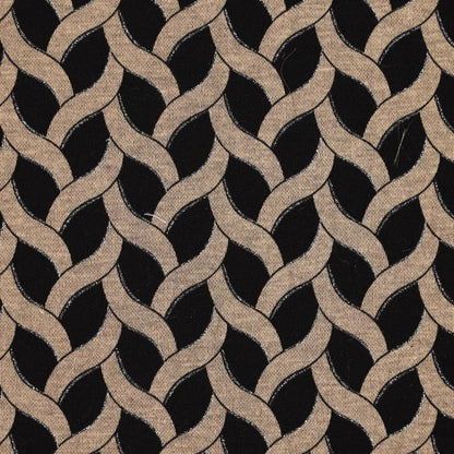 Image of Punto di Roma knit fabric - grey polka dot pattern 240 g/m² – available at Šarlotes audumi
