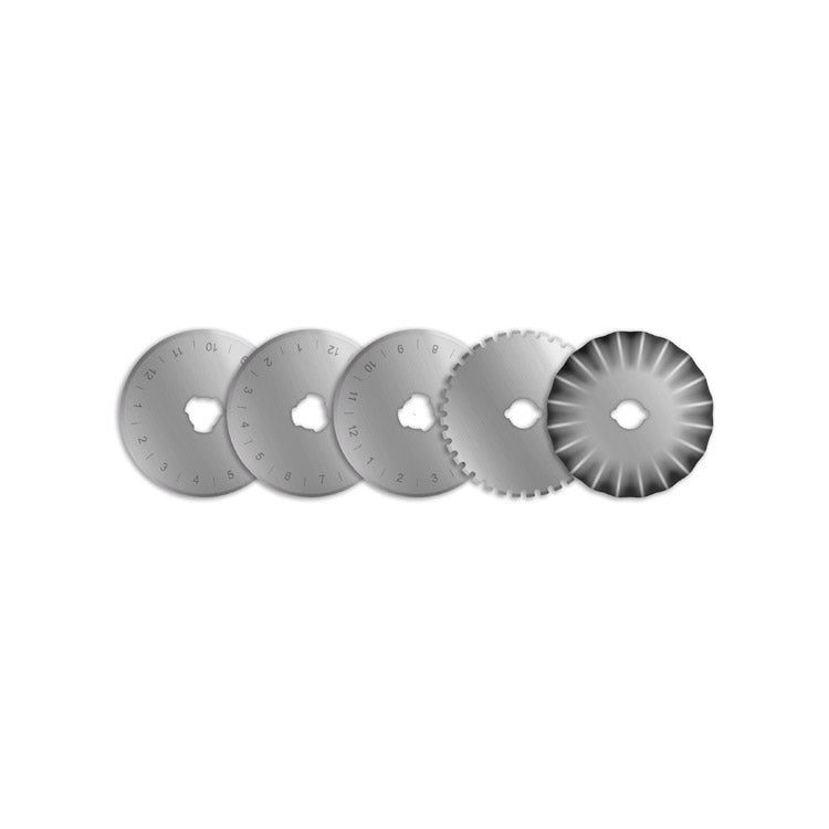 Lames de rechange pour couteau rotatif à disque TEXI 45 mm - 5 pcs