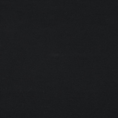 Ribbed cotton jersey (RIB JERSEY) - black 240 g/m²