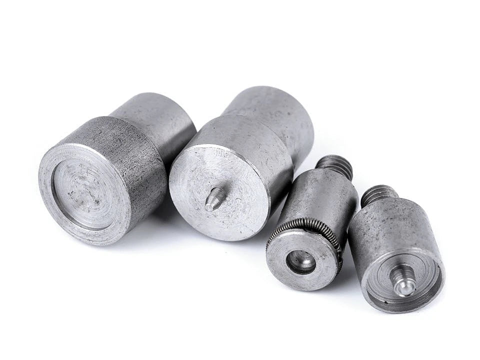 Image of a hand press die set for metal snap fasteners Ø10 / 12 / 15 mm! – available online at Šarlotes audumi