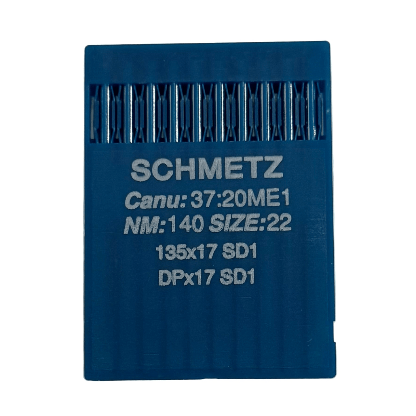 Image de l’aiguille pour machine à coudre industrielle SCHMETZ DPx17 (135x17) SD1 pour cuir - 10 pièces – disponible chez Šarlotes audumi