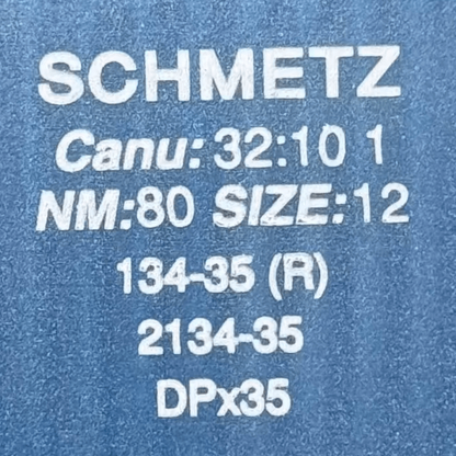 DPx35, 134-35 R — SCHMETZ universal industrial sewing machine needles, 10 pcs.