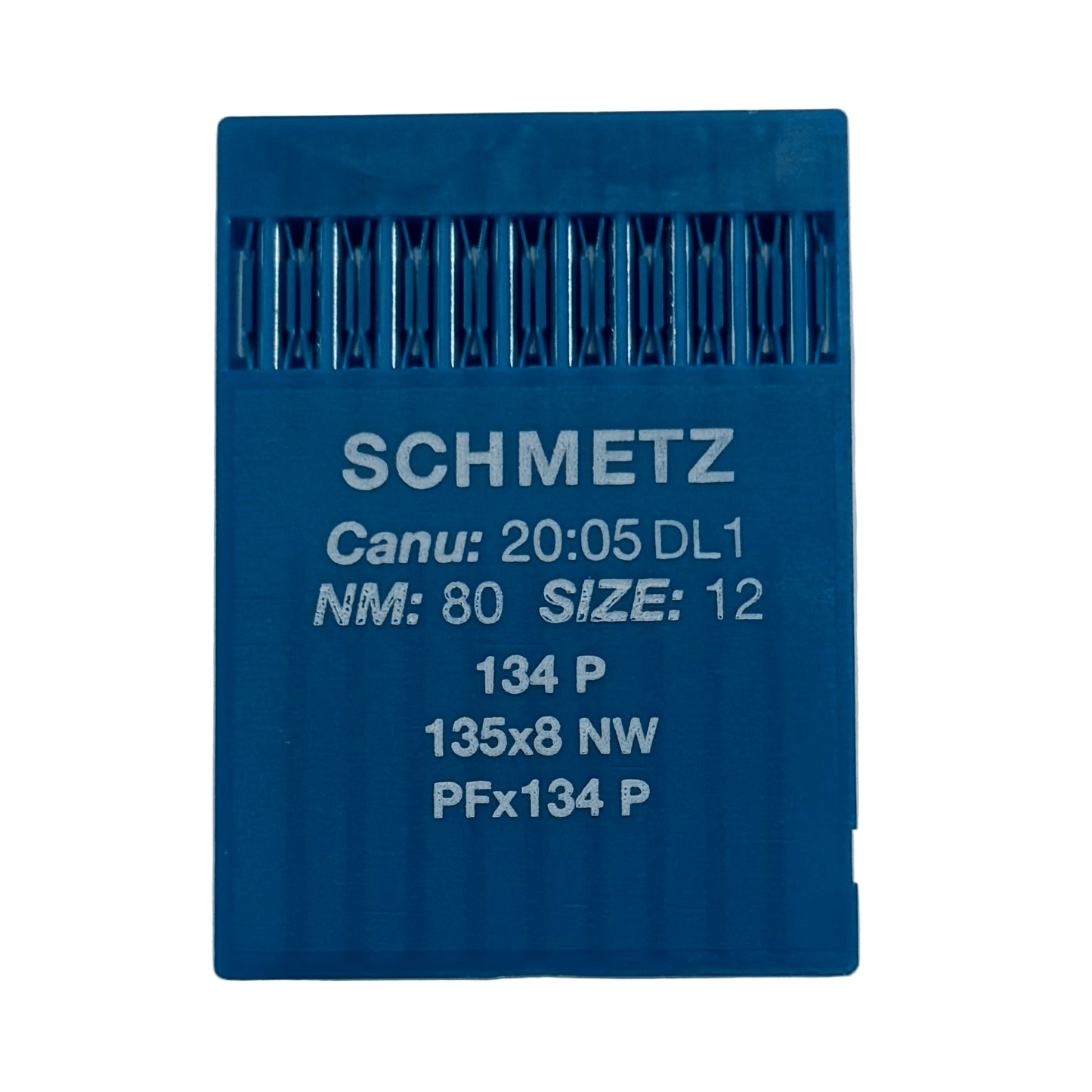 Image d’une aiguille pour machine à coudre industrielle SCHMETZ DPx5 (134) P pour cuir - 10 pièces – disponible chez Šarlotes audumi