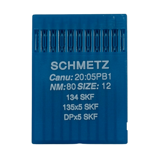 Image with SCHMETZ DPx5 (134) SKF industrial sewing machine needles for very coarse knitwear - 10 pcs. – available at Charlotte's Fabrics