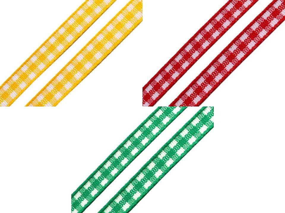 Ruban décoratif à carreaux | lot de 20 m de 6 mm | différents tons – disponible chez Šarlotes audumi
