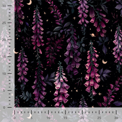 Purple Foxglove Cotton Loopback Knit