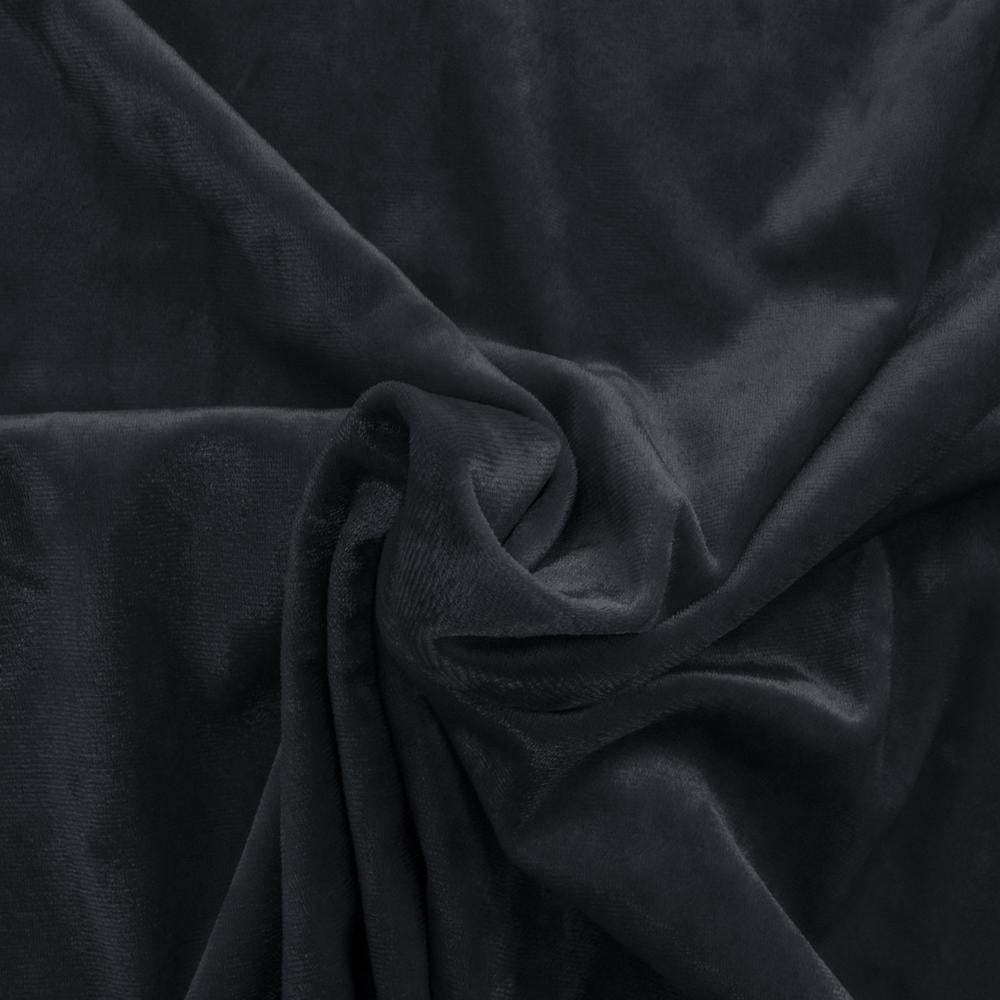 Image of velvet with elastane - grey 240 g/m² – available at Šarlotes audumi