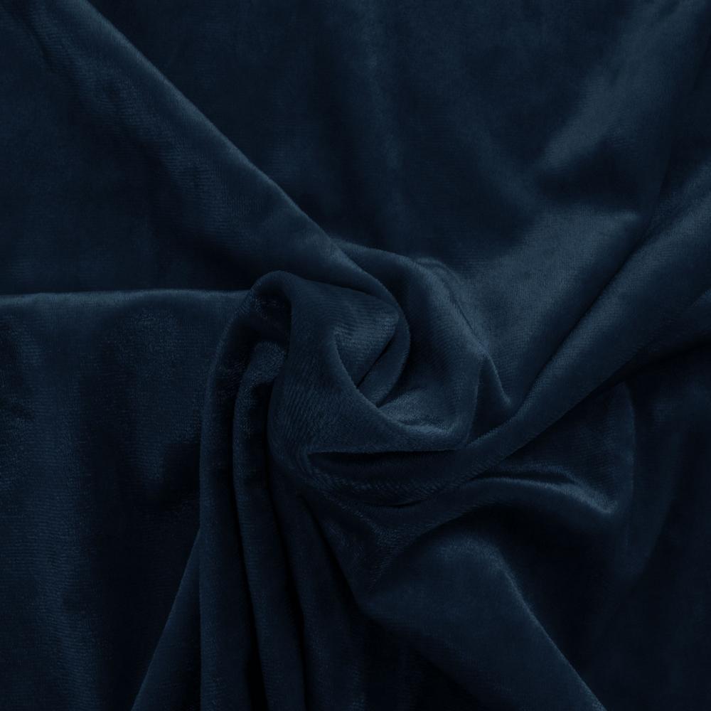 Image with velvet with elastane - dark blue 240 g/m² – available at Šarlotes audumi