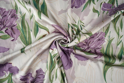alt
Satin with elastane - lilac orchids 80 g/m²
