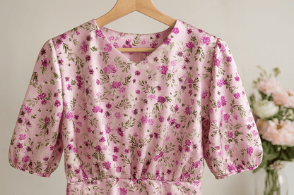 alt
Satin with elastane - flowers on pink 80 g/m²