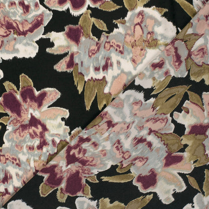 Image of Satin - flowers 110 g/m² – available at Šarlotes audumi