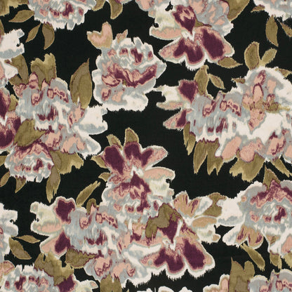 Satin floral pattern 110 g/m² – available at Šarlotes audumi