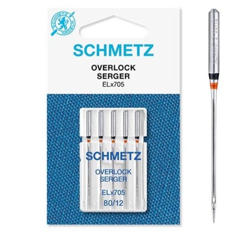 Image of SCHMETZ overlock and coverlock universal ELx705 needles - No. 80 (5 pcs) – available at Šarlotes audumi