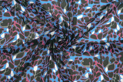 Chiffon - motif abstrait | 150 cm | 65 g/m²