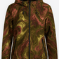 Softshell audums ar elastānu - zaļš akvarelis 310 g/m²