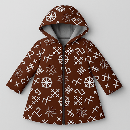 Softshell fabric - with Latvian power symbols 310 g/m² (COMING SOON)