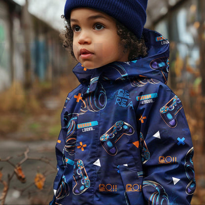 Image de tissu softshell - écouteurs, disponible en ligne chez Tissus de Charlotte