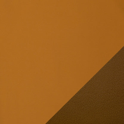 Image with waterproof softshell fabric - ochre yellow, available online at Charlotte's Fabrics
