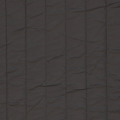 Image of gray quilted fabric with fleece lining – available online at Šarlotes audumi