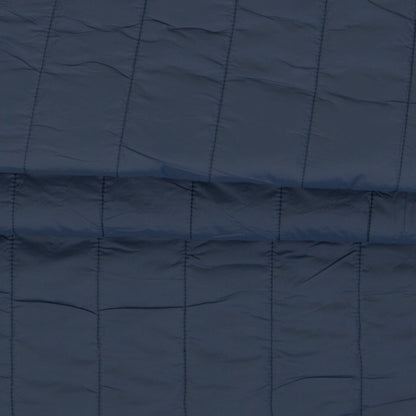 Image of quilted fabric with fleece lining - blue – available online at Šarlotes audumi