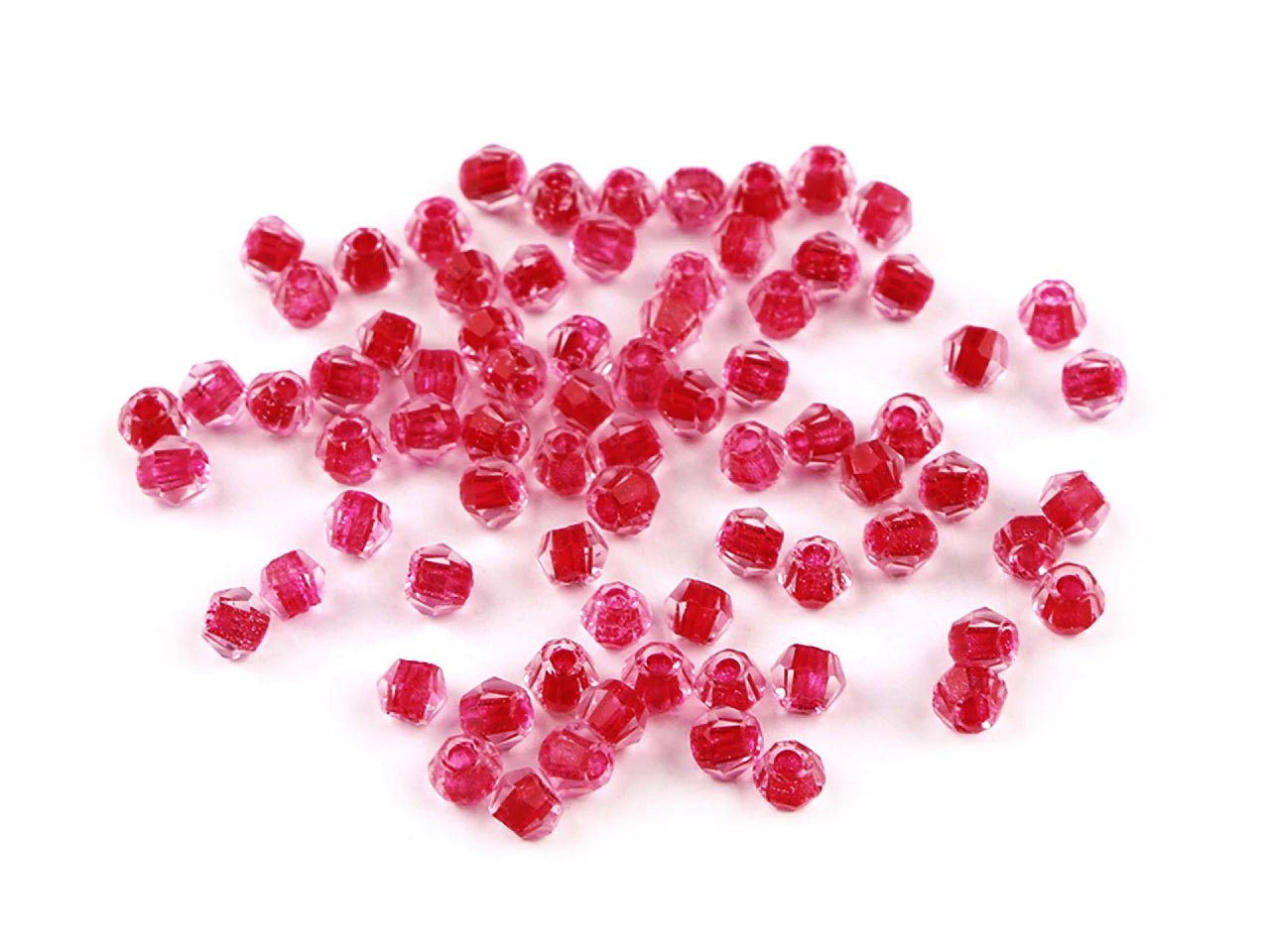 Image de perles de verre Ø4 mm 5 g | tons variés – disponible chez Šarlotes audumi