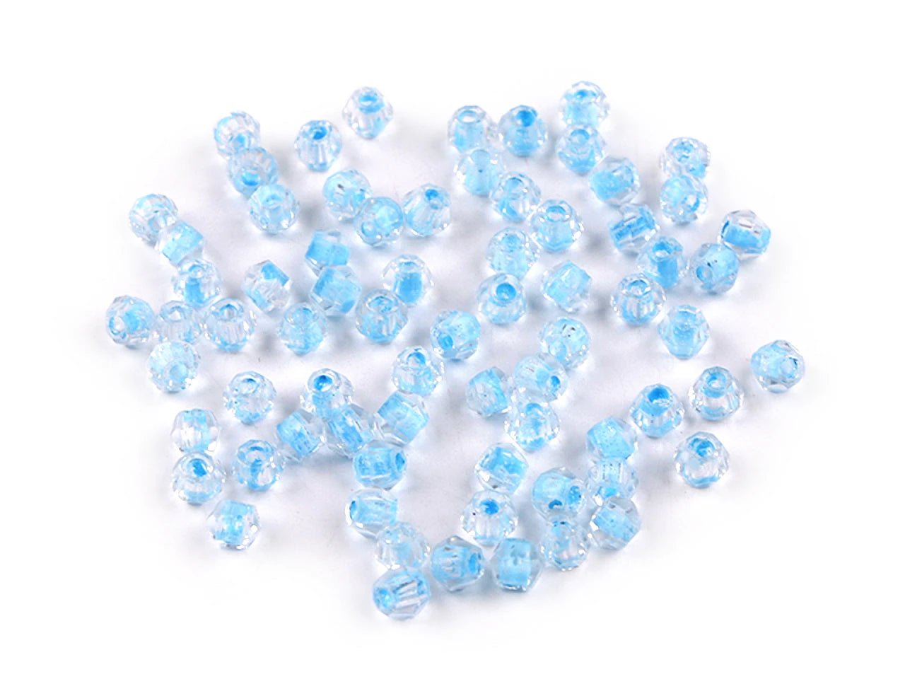 Perles en verre Ø4 mm 5 g | tons variés – disponible chez Šarlotes audumi
