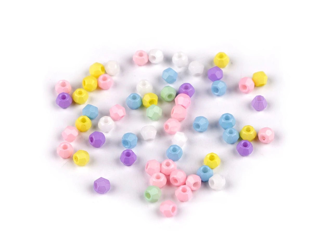 Image de perles de verre Ø4 mm 5 g – disponibles chez Šarlotes audumi