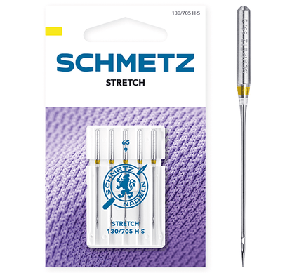 Needle for sewing machines for stretch knitwear SCHMETZ STRETCH - No. 65 (5 pcs.)