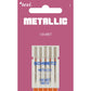 Šujmašinu adatas metāla diegiem SCHMETZ METALLIC - Nr.80 (5gab.)