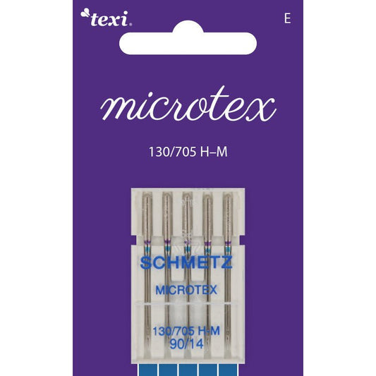 Šujmašīnu adatas smalkiem audumiem SCHMETZ MICROTEX - Nr.90 (5gab.)