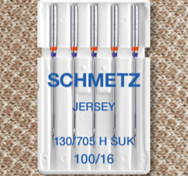 Sewing machine needles for knitwear SCHMETZ JERSEY - No. 100 (5 pcs.)