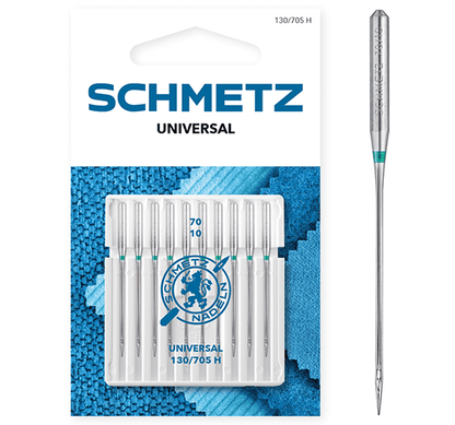 SCHMETZ UNIVERSAL sewing machine needles - No. 70 (10 pcs.)