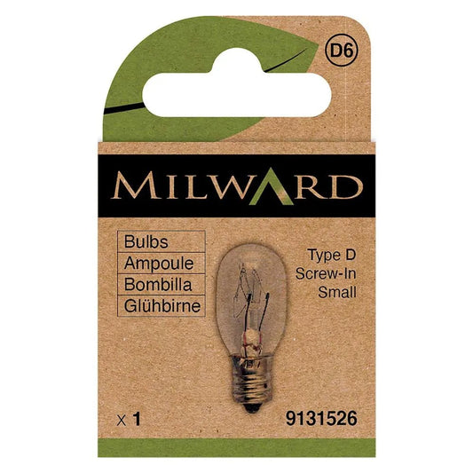 Šujmašīnu spuldze Milward - 20mm 15W
