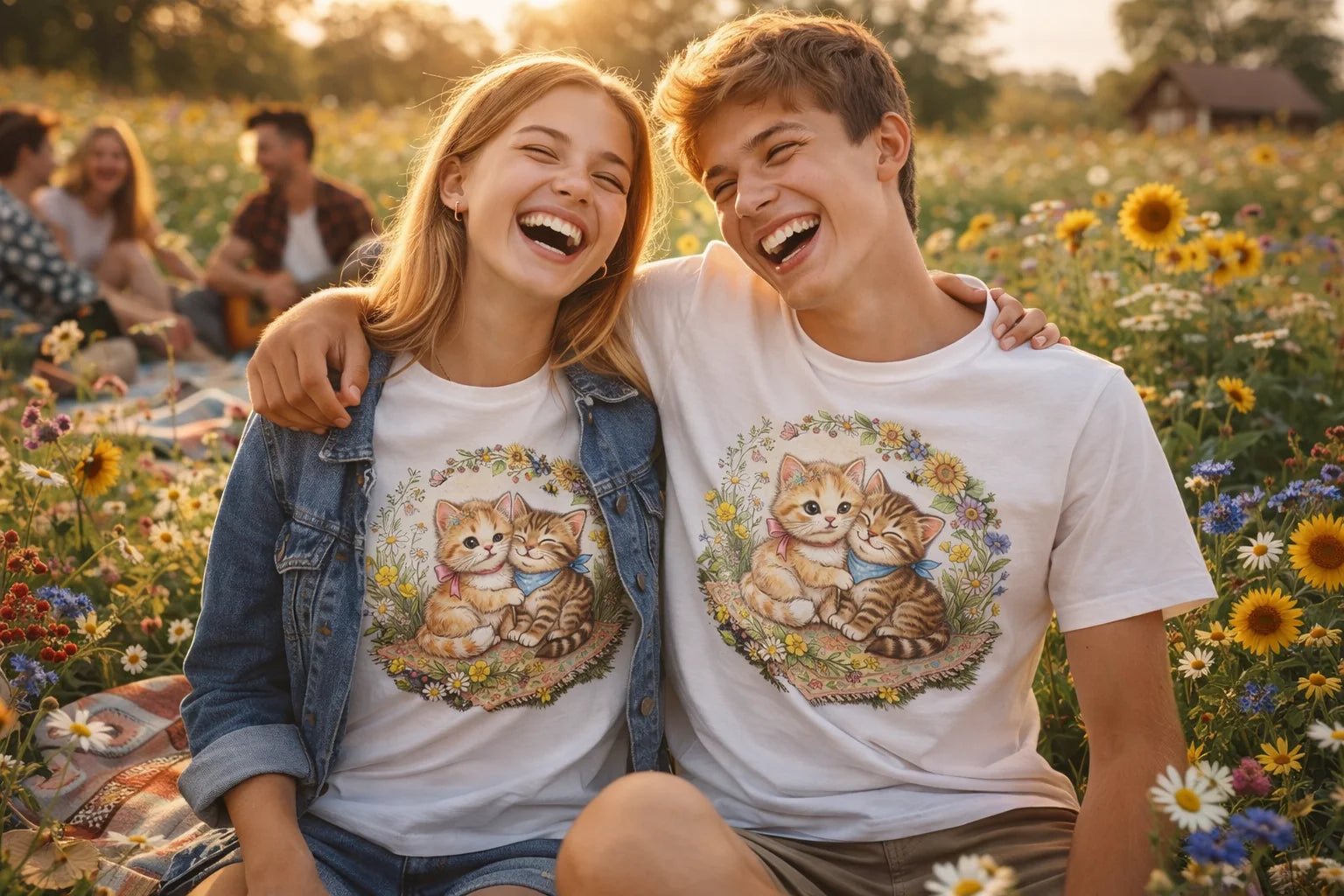 T-Shirt mit „Erster Sommer“ – erhältlich bei Šarlotes audumi