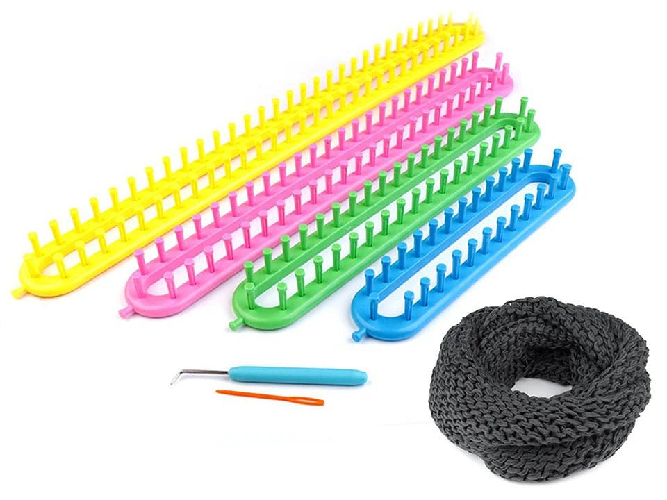 Kit de tricot Tapošanas (Knitting Loom) – disponible chez Šarlotes audumi