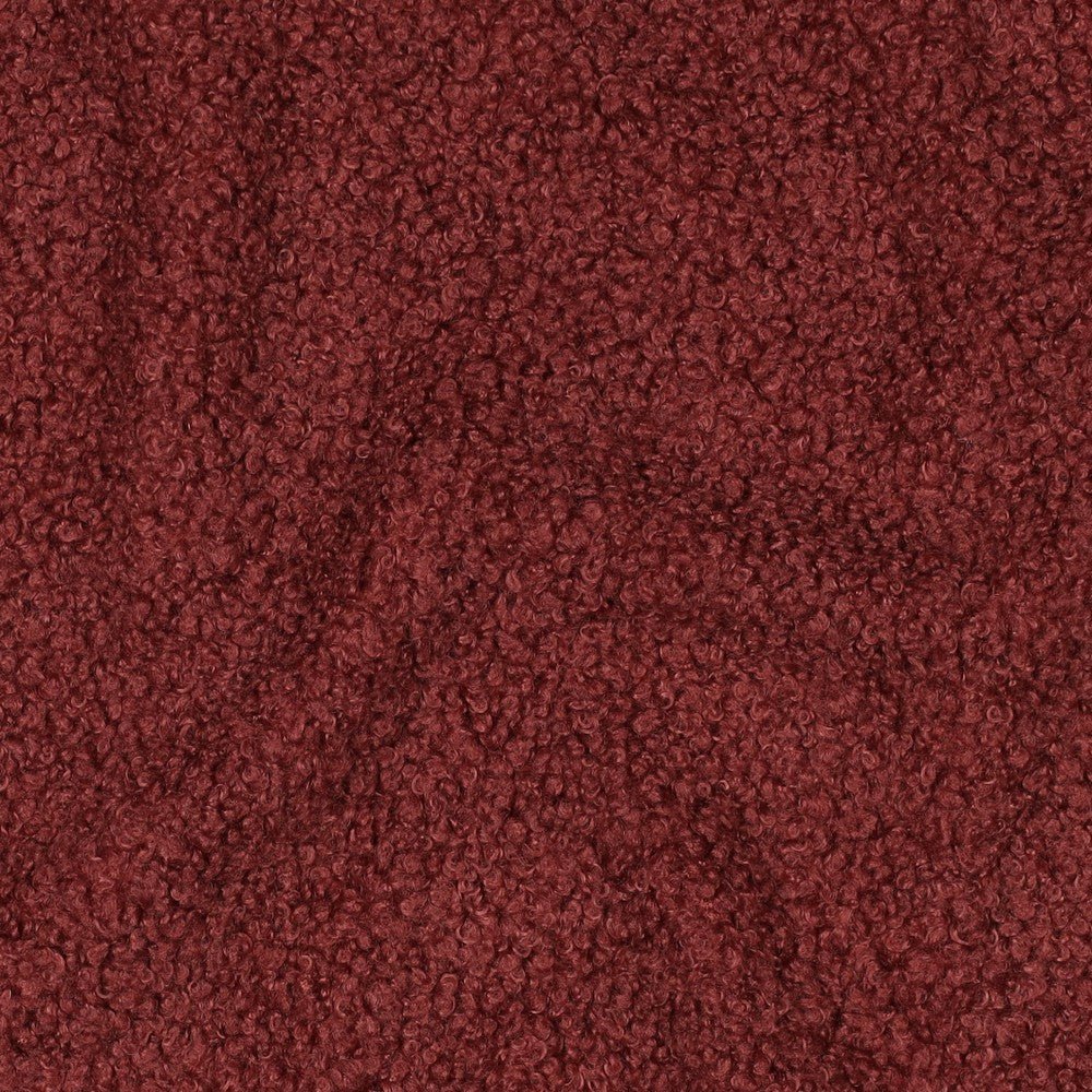 Image of Teddy fleece in smoky burgundy – available online at Charlotte’s Fabrics