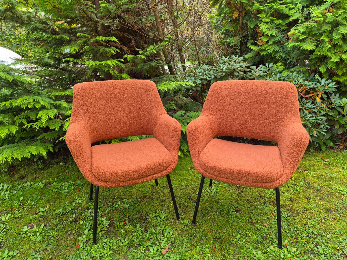 Image of Teddy fleece in rust tone – available online at Charlotte Fabrics