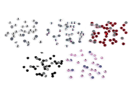Image of thermo adhesive crystals (hotfix), 4 mm 2 g – available at Šarlotes audumi