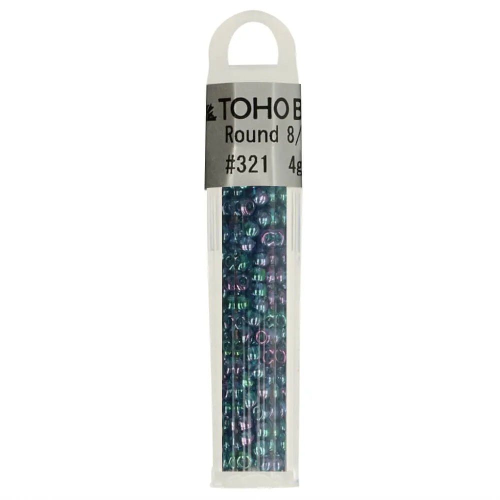 Image de perles rondes en verre TOHO de haute qualité 8/0 – 4 g | tons variés – disponible chez Šarlotes audumi